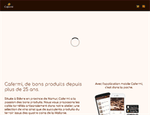 Tablet Screenshot of cafermi.be